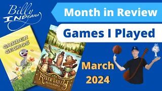 Board Games I Played in March 2024 (with a brief review of each game)