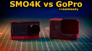 SMO 4K vs GoPro6 + ReelSteady Сinematic FPV квадрокоптер