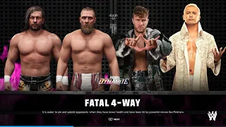 WWE 2K24 - Kenny Omega VS Will Ospreay VS Bryan Danielson VS Kazuchika Okada