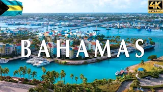 VOLANDO SOBRE BAHAMAS 4K | Increíble paisaje natural hermoso con música relajante | VÍDEO 4K UHD