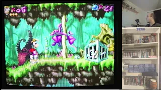 Rayman PS1 played on CRT TV