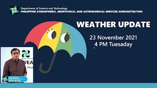 Public Weather Forecast Issued at 4:00 PM November 23, 2021