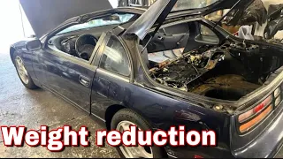 MY 300ZX IS GETTING A COMPLETE TRANSFORMATION - STEP ONE REMOVE EVERYTHING!