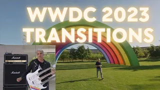 WWDC 2023 Apple Event TRANSITIONS