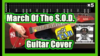 March Of The S.O.D./S.O.D.　Guitar Cover with TAB！