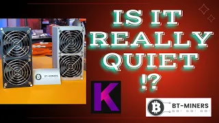 Kadena Miner Sound Test // QUIET?!  KD-Box Pro vs iPollo G1 Mini