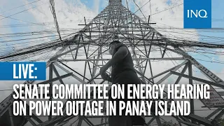 LIVE: Senate Committee on Energy hearing on power outage in Panay Island