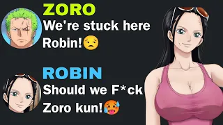If Zoro and Robin got stuck in the same room for 24 hours | One Piece