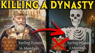 Can ONE MAN destroy the MOST POWERFUL DYNASTY? - CK3 Intrigue Challenge