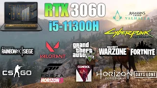 RTX 3060 Laptop : Test in 12 Games in 2022 - RTX 3060 Gaming