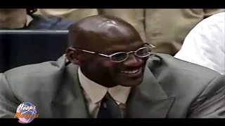 Michael Jordan's Reaction to Dennis Rodman's 3 Point Attempt!