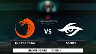 TNC Pro Team vs Team Secret | Game 1 | Groupstage | PH Coverage