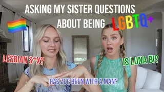 asking my sister questions about being gay // Hooking up? Am I BI? PRIDE MONTH