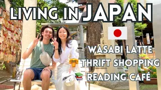 🇯🇵 vintage shopping, trying wasabi latte & hidden reading café | our Tokyo diaries ✨