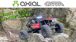 First tests on the rocks | Axial Capra