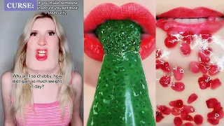 💋 Text To Speech 💋 ASMR Satisfying Eating || @BRIANNA GUIDRYY || POVs Tiktok Compilations 2023 #32