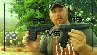 Glock 19 Gen 4 vs Glock 26 Gen 5 -ACCURACY TEST