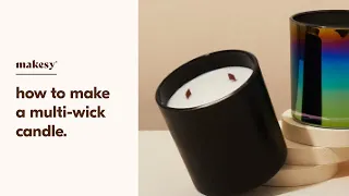 how to make a multi-wick candle 👌