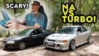 4G15 VS 4G93 TURBO Lancer Touge BATTLE