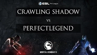 MKX - PerfectLegend vs. Crawlingshadow  - ESL Pro League 2015 - NA Week 6 Finals