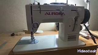 Снижение шума швейной машины Aurora A-2153HM. Тест работы с шумоизоляцией и без.