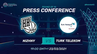 Nizhny Novgorod v Türk Telekom - Press Conference | Basketball Champions League 2020/21