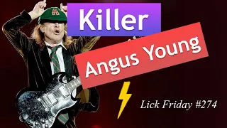 TO SOUND LIKE ANGUS YOUNG YOU NEED THIS LICK AND A SCHOOL UNIFORM - LF274