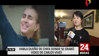 Habla dueño de chifa donde Carlos Vives grabó video "Mañana"