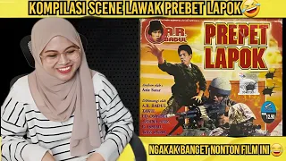SCENE LAWAK FILM PREBET LAPOK‼️FIRST TIME REACTION FILM MALAYSIA INI, FULL KELAKAR CUY🤣
