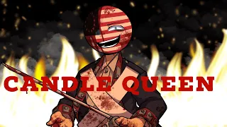 CANDLE QUEEN MEME : country humans [USA] (Warning : Blood and flash)