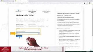 Instrucciones para crear una cuenta en Power BI