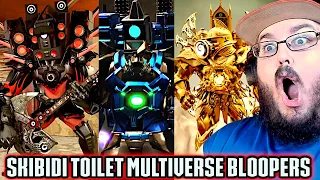 Skibidi Toilet Multiverse Bloopers, MEME, Extras, Hidden Lore & New Titans/Easter Eggs REACTION!!!