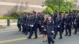 Charlotte NC -Funeral Procession for CMPD Officer Joshua Eyer