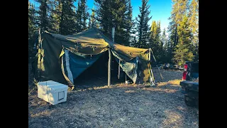 Elk Camp Set Up | Getting Our Hunting Camp Set Up for Elk 2nd Rifle Season in Colorado!