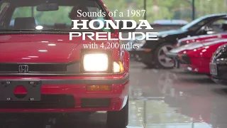 Sounds of a 1987 Honda Prelude 2.0Si 5-Speed with 4,200 Miles