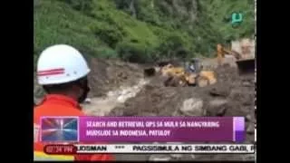 News@1: Search & retrieval ops sa nangyaring mudslide sa Indonesia, patuloy || Dec. 16, 2014