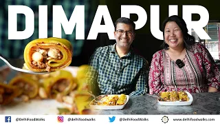 Ultimate DIMAPUR NAGA Style Street Food Tour I Huge Naga Thali + Pork with Axone/Fermented Soyabean