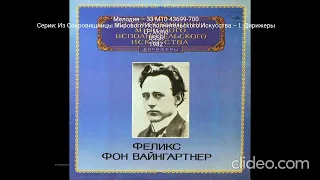 Все издания альбома (LP) - Beethoven - Weingartner Symphony No. 2 In D Major, Op. 36 Часть 2 Финал