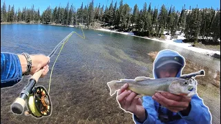 FISHING and EXPLORING a MOUNTAIN WILDERNESS -(EPIC FISHING)