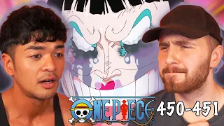BON CLAY'S SACRIFICE!? - One Piece Episode 450 & 451 REACTION + REVIEW!