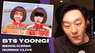 DJ REACTION to KPOP - BTS YOONGI BEING ICONIC DURING VLIVE