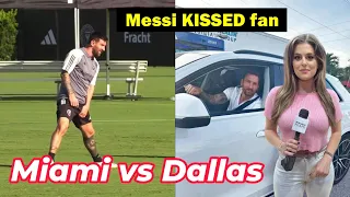 Inter Miami Fan asked Messi for a kiss and this happened