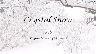 Crystal Snow - English KARAOKE (Piano Instrumental) - BTS