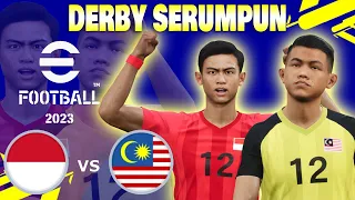 EFOOTBALL 2023 | INDONESIA VS MALAYSIA