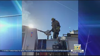 Structure fire burns location used for training in Wasco