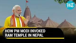 'Our Ram incomplete without Nepal...': PM Modi invokes Ayodhya Mandir at Lumbini