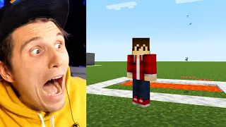 Paluten REAGIERT auf 10 Geheimgänge in Minecraft (10 Wege deine Basis zu verstecken)