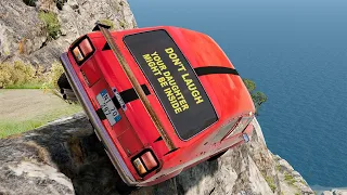 Cars vs Cliff Roads #38 - BeamNG DRIVE | SmashChan