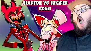Hazbin Hotel Song "Hell's Greatest Dad" - Alastor vs Lucifer #HazbinHotel REACTION!!!