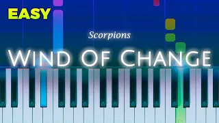Scorpions - Wind Of Change - EASY Piano Instrumental TUTORIAL by Piano Fun Play